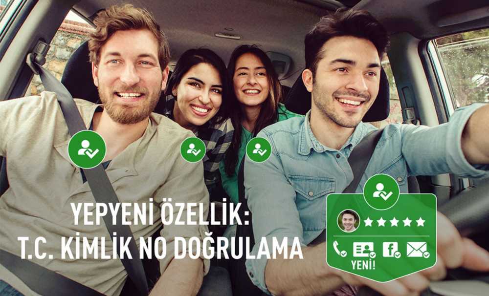 BlaBlaCar’ın güvenilir profil özelliklerine bir yenisi daha eklendi: T.C. kimlik numarası doğrulama