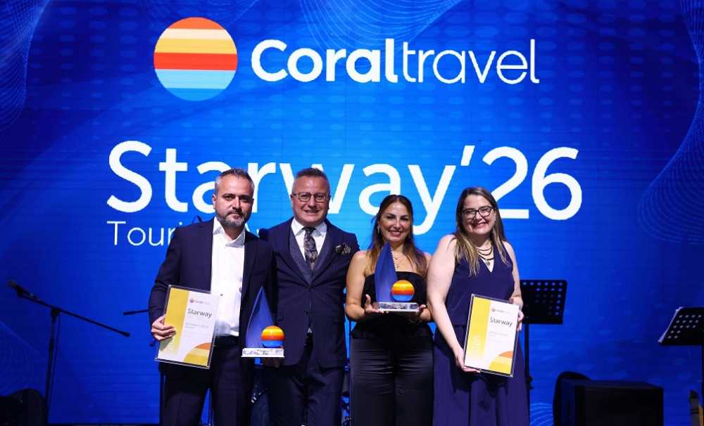 Coral Travel Türkiye,2026 yılının en başarılı acentelerini ödüllendirdi. 