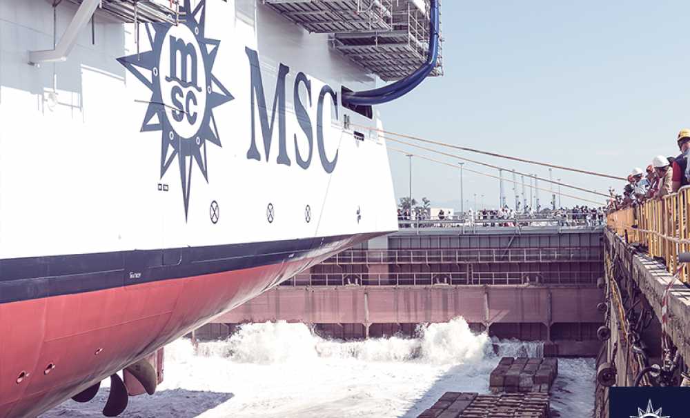 MSC Seavıew'ın Suya İndirilişini Kutladılar