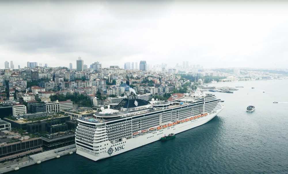 MSC Splendida gemisi, İstanbul’dan hareketli Ege-Adriyatik turları için seferlerine başladı. 