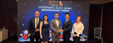 SingaporeAirlines’tan,BookingAgora’ya “Enterprising Agent” Ödülü verildi