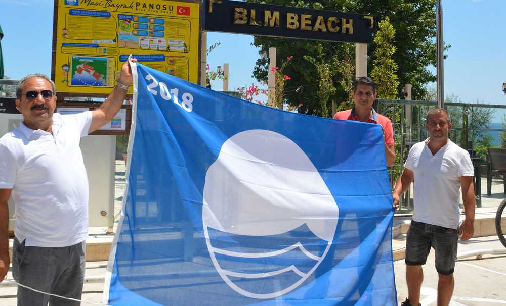 Bilem Beach'te Mavi Bayrak sevinci