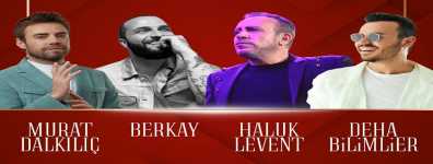 “Efsanevi Yaz Konserleri” konsepti ile eğlence dolu tatil geceleri başlıyor.