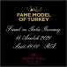Fame Model Of Turkey 2021'de Geri sayım başladı...