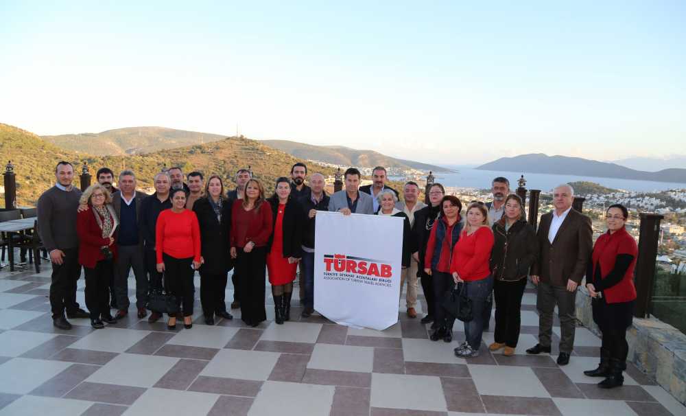 Bodrum Belediye Başkanı Ve TÜRSAB Üyeleri Bodrum Turizmi İçin Bir Araya Geldi