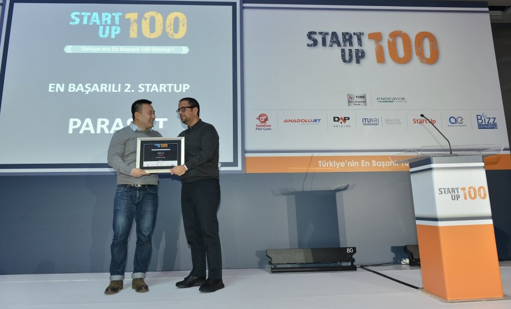 Paraşüt, Türkiye'nin En Başarılı Startup'ları Listesinde