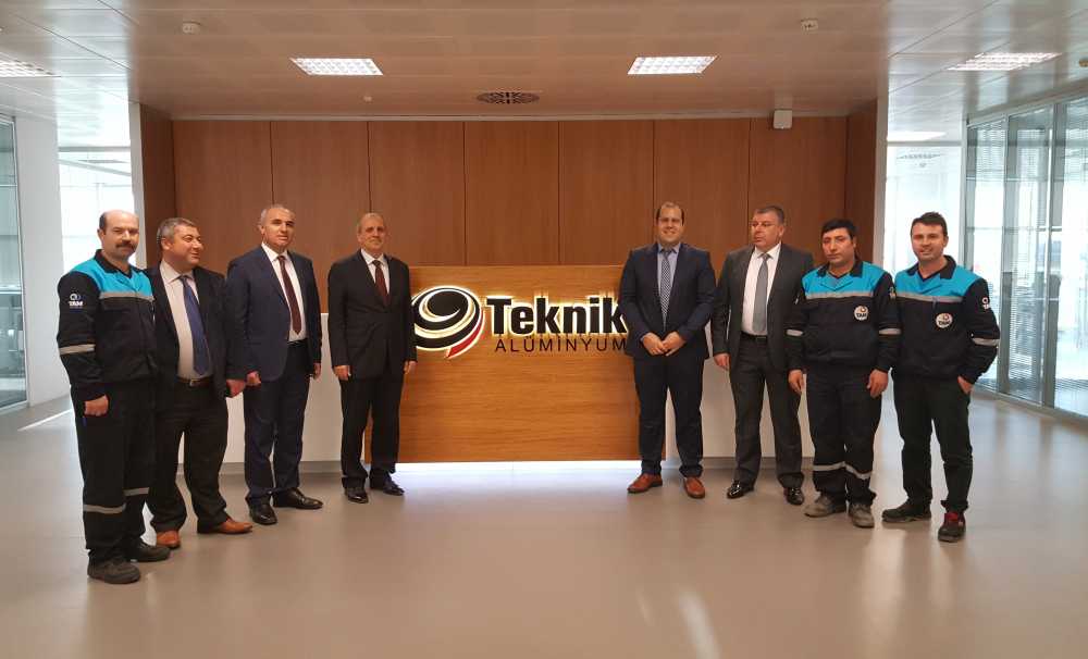 Teknik Alüminyum Tekirdağ valisi Enver Salihoğlu'nu ağırladı