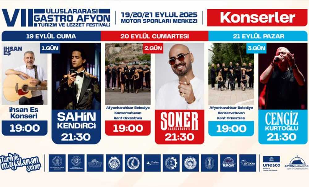 Afyonkarahisar, bu yıl gastronomiyle müziği aynı sahnede buluşturacak