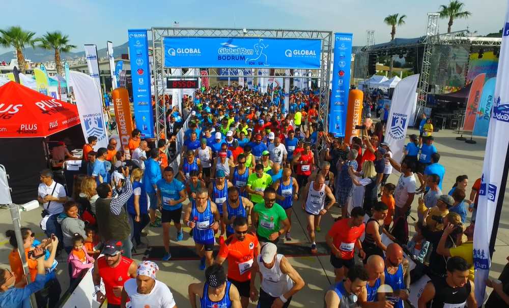 Bodrum’da Global Run coşkusu