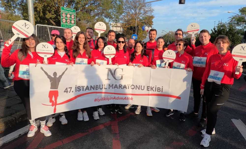  NG Grup,‘Türkiye İş Bankası 47. İstanbul Maratonu’nda yerini aldı. 