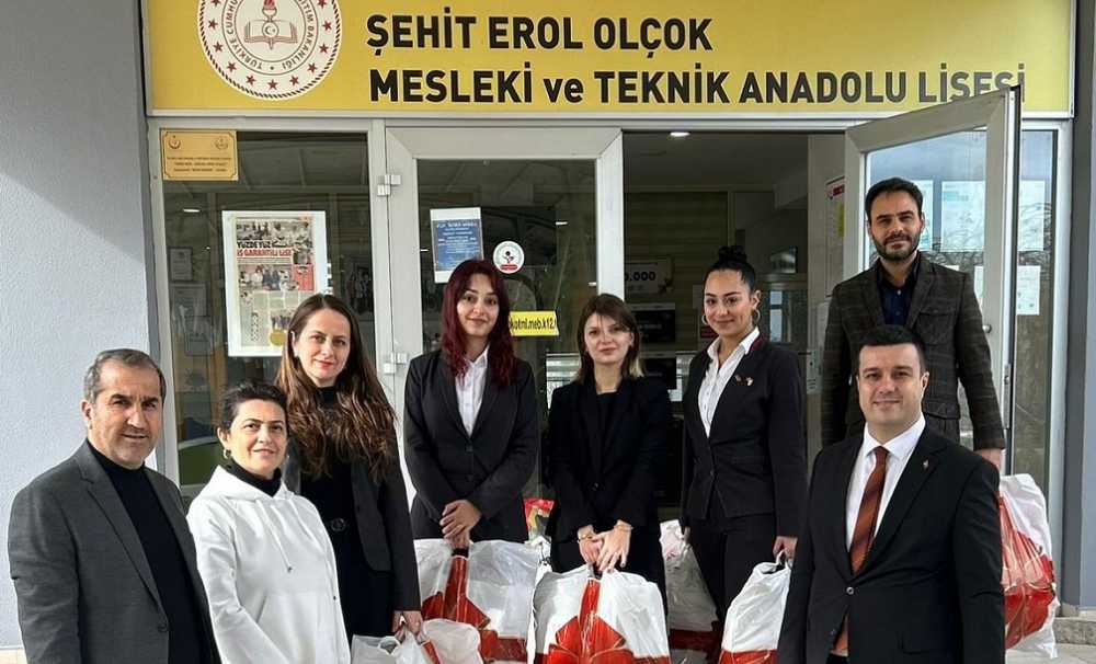 Sevgi Dolu Hediyeler, Şehit Erol Olçok Lisesi'ne Ulaştı