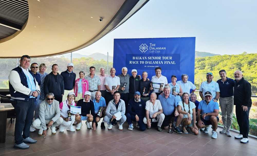 The Dalaman Golf Club, Balkan SeniorTour’un büyük finalineev sahipliği yaptı. 