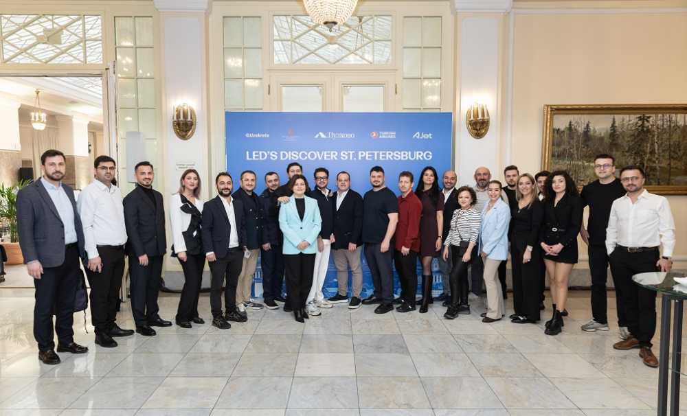 Türkiye’nin önde gelen 30 tur operatörü,St. Petersburg’a çıkarma yaptı.