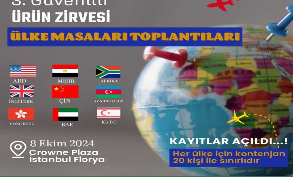 Yurtdışına açılmak isteyen gıda ve tarım sektörü profesyonelleri 8 Ekim’de buluşuyor.