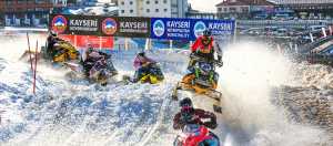  Spor ve kış turizmini Dünya Kar Motosikleti Şampiyonası, buluşturdu