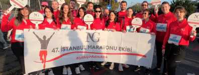  NG Grup,‘Türkiye İş Bankası 47. İstanbul Maratonu’nda yerini aldı. 