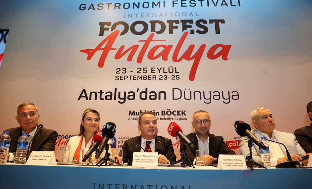  I.Uluslararası Food Fest Antalya, 23-25 Eylül tarihlerinde düzenlenecek