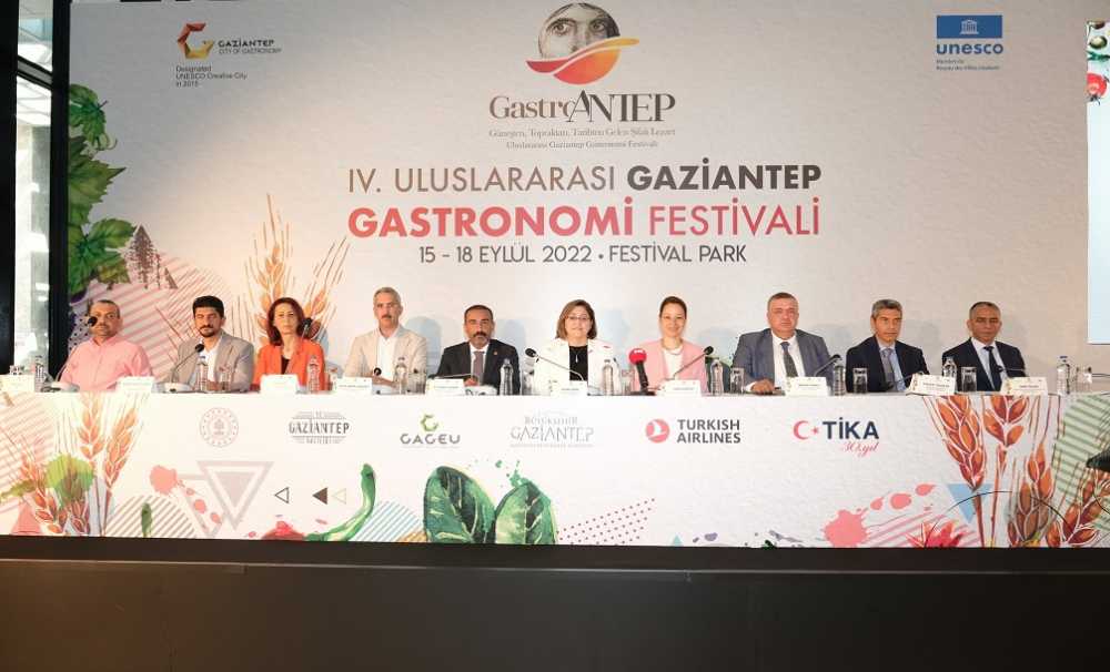 Uluslararası Gaziantep Gastronomi Festivali için İstanbul’da basın toplantısı düzenlendi.