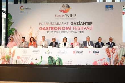 Uluslararası Gaziantep Gastronomi Festivali için İstanbul’da basın toplantısı düzenlendi.