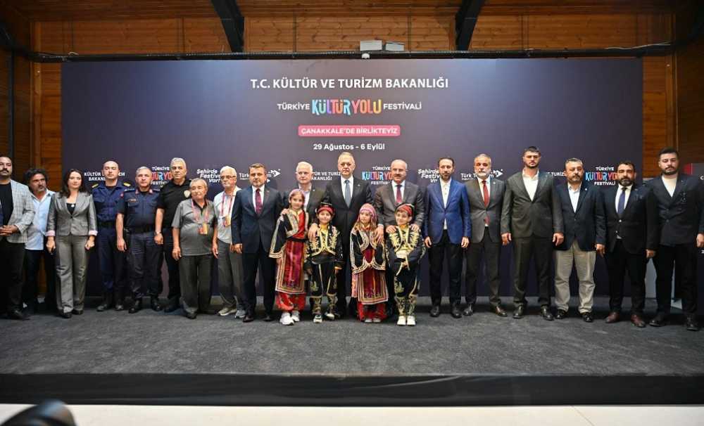 Türkiye Kültür Yolu Festivali’nin 16’ncı durağı Çanakkale’de başladı.