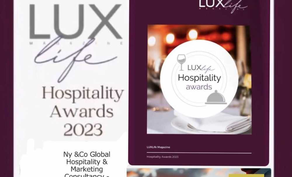 HOSPITALITY AWARDS , 2023 yılının En iyi ödülünü NY&CO Global HospitalityConsultancy’e verdi.