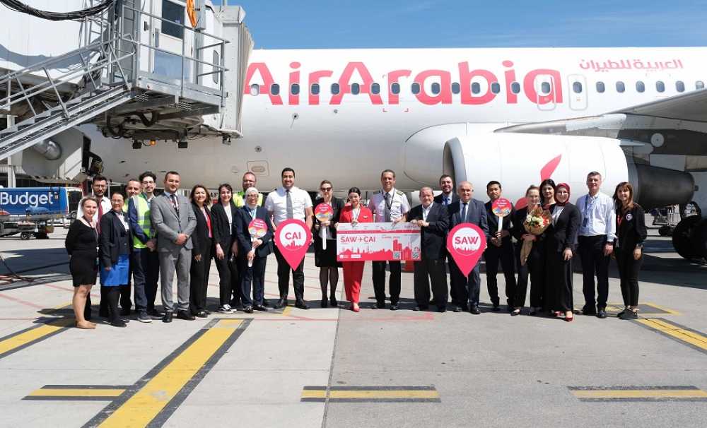 Sabiha Gökçen’den AirArabiaEgypt ile Kahire uçuşları başladı