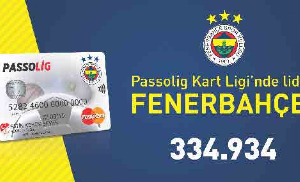 Passolig'in zirvesinde artık Fenerbahçe var