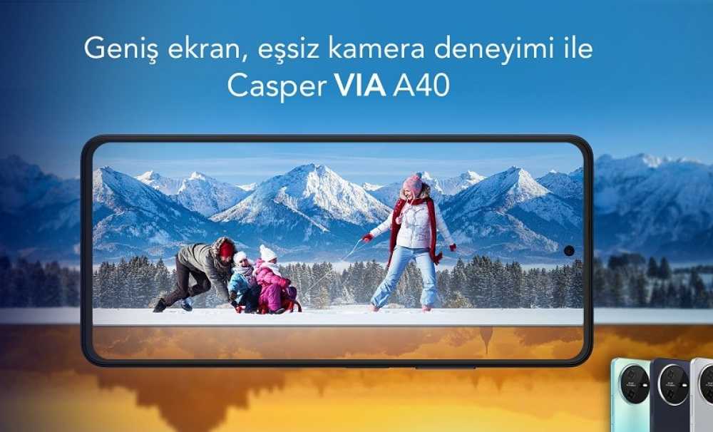  Casper VIA A40, yenilikçi tasarımı ile beklentileri sınırların ötesine taşıyacak.