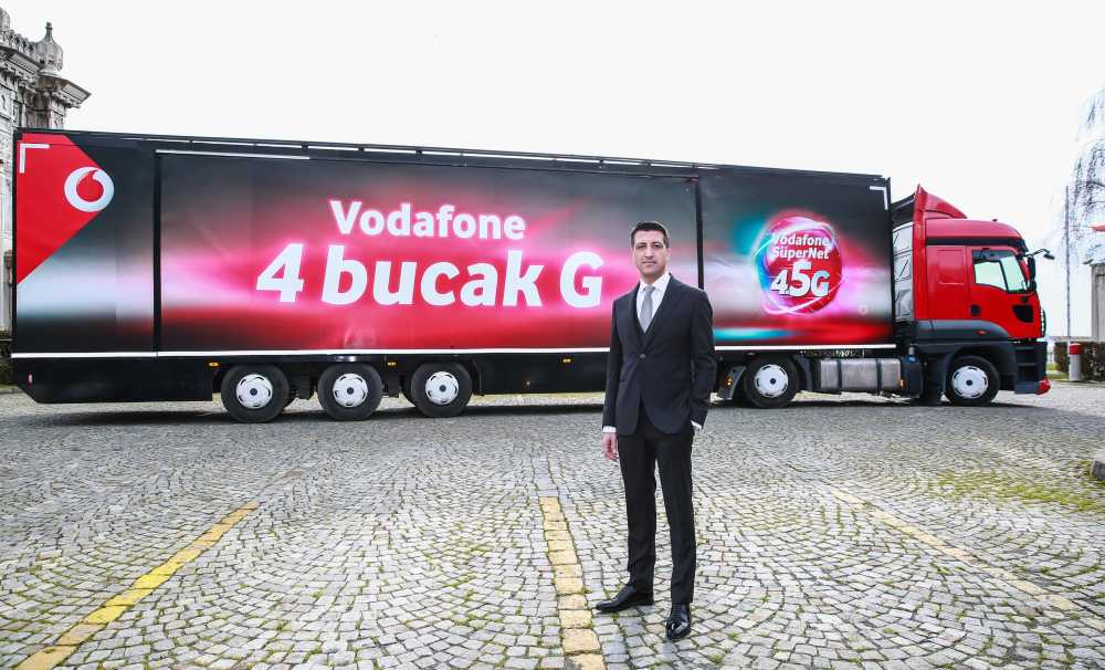 Vodafone "4Bucakg" Tırı 4.5G İçin Yollarda