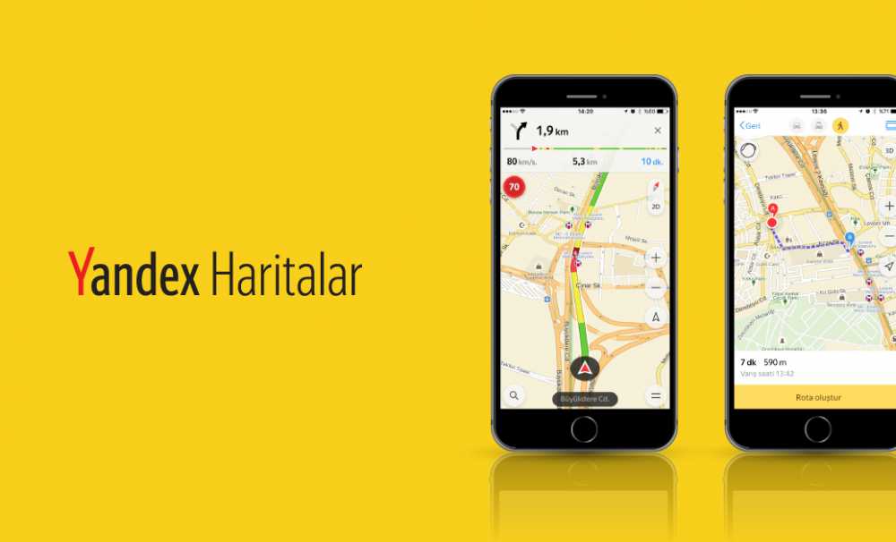 Yandex Haritalar’Da Sesli Navigasyon Ve Yürüyüş Yolları Güncellemesi