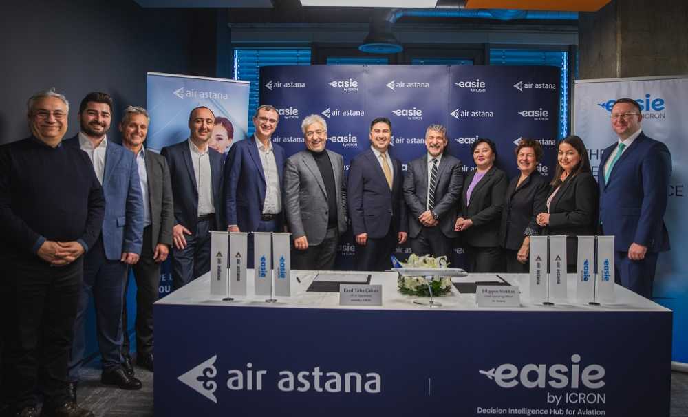  Air Astana, dijital dönüşüm yolculuğunda easie by ICRON’u Seçti