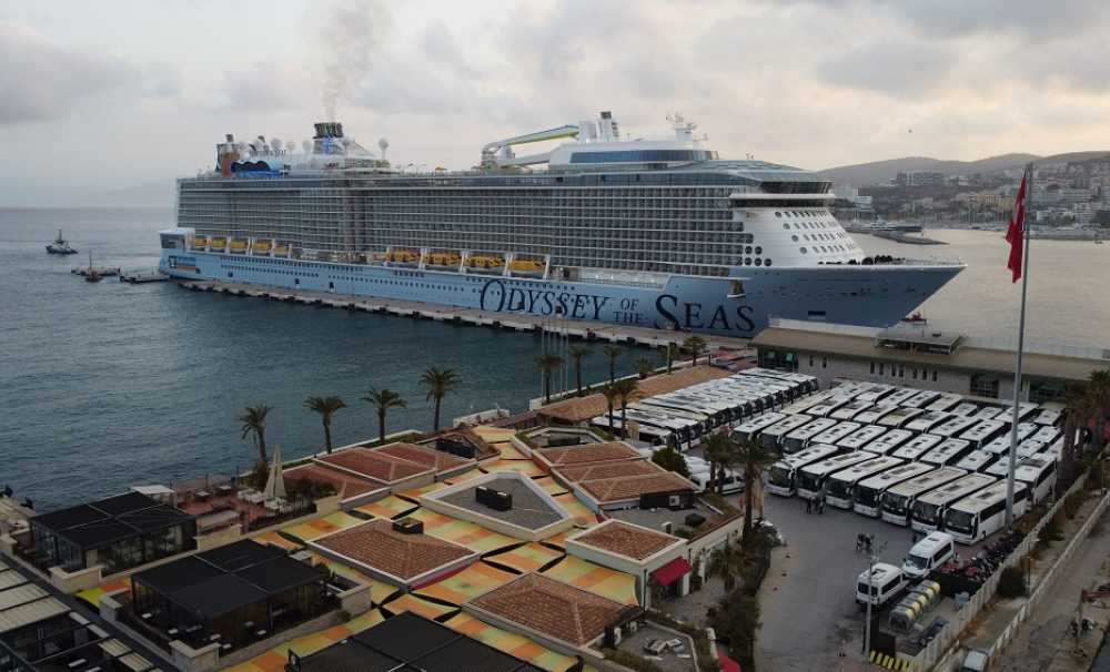 Ege Port Kuşadası  Odyssey of theSeas’i ağırladı.