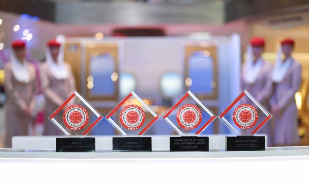 Emirates, 2017 İş Seyahat Ödülleri’nde “Dünya Çapında En İyi Havayolu” Seçildi