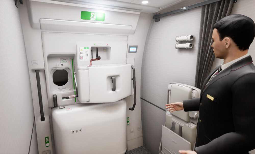 Emirates, kabin ekibinin güvenlik eğitimi için sanal dünyaya adım atıyor