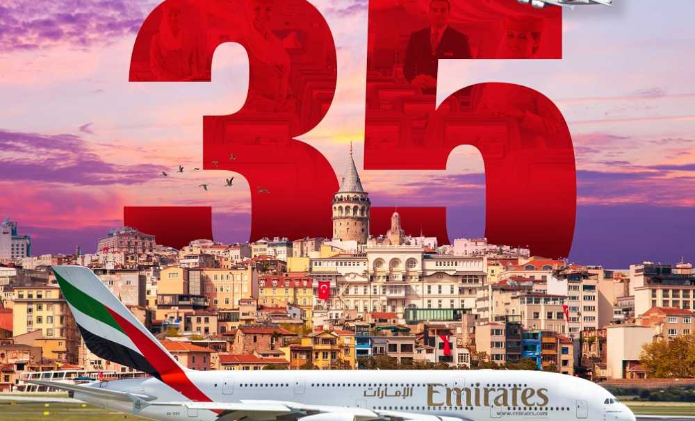 Emirates Türkiye’de  35. Yılını Kutluyor!