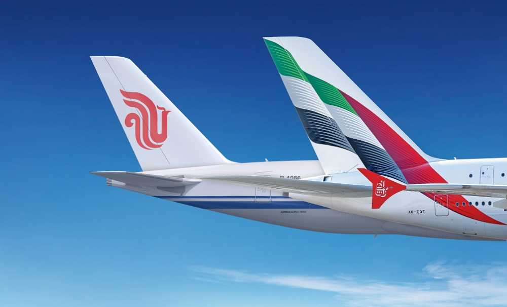 Emirates ve Air China, ortaklıklarını geliştirmek amacıyla Mutabakat Anlaşması imzaladı