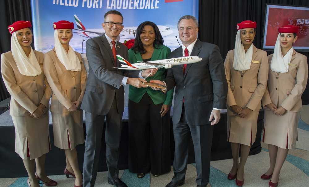 Emirates’in ABD’deki 11. Rotası Fort Lauderdale Oldu