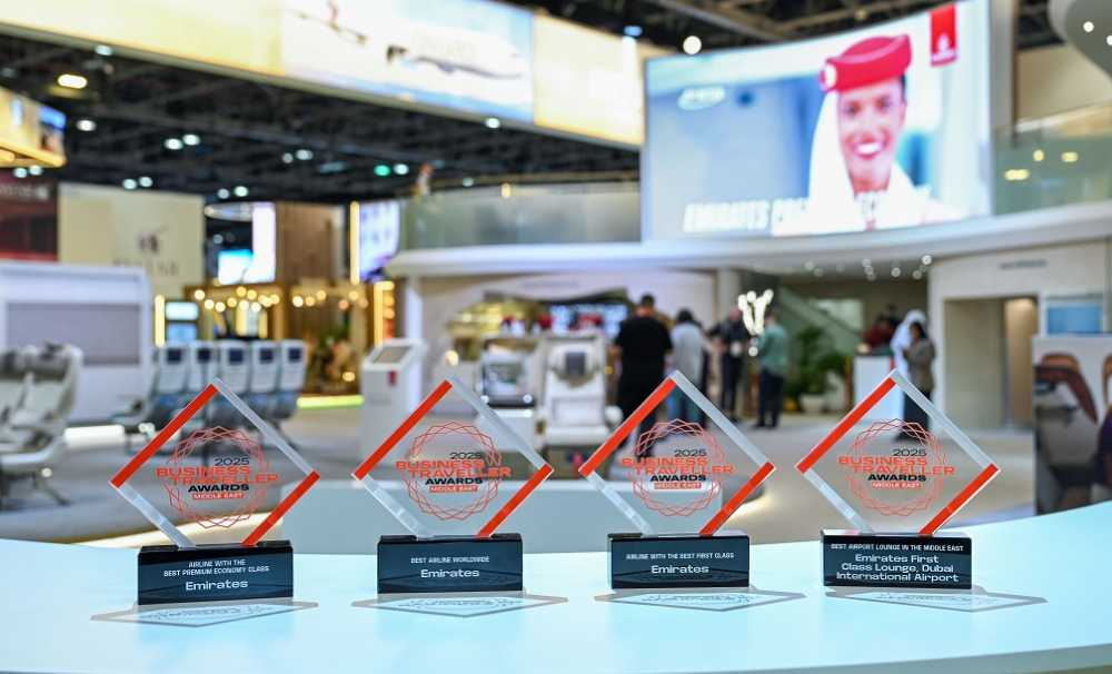 Emirates,on ikinci kez “Dünyanın En İyi Havayolu” da dahil olmak üzere dört ödül kazandı.