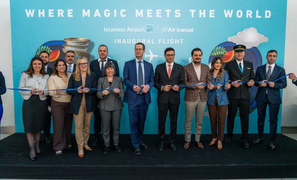 İstanbul Havalimanı, AirTransat hava yoluna ev sahipliği yapmaya başladı.