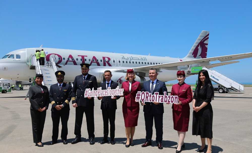 QATAR AIRWAYS TRABZON UÇUŞLARINA BAŞLADI