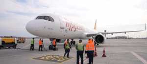 Pegasus Uçağı 52 gün sonra Sabiha Gökçen’de alkışlarla karşılandı