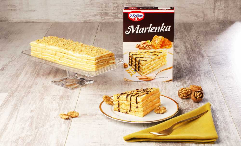 Dr. Oetker Ünlü Marlenka Tatlısını Sunar